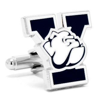 Yale University Bulldogs Enamel Cufflinks-Cufflinks-Cufflinks, Inc.-Top Notch Gift Shop