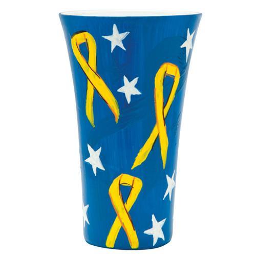 Yellow Ribbon Party Shot Glass by Lolita®-Shot Glass-Designs by Lolita® (Enesco)-Top Notch Gift Shop