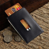 Leather Money Clip/Card Holder - Personalized-Money Clip-JDS Marketing-Top Notch Gift Shop