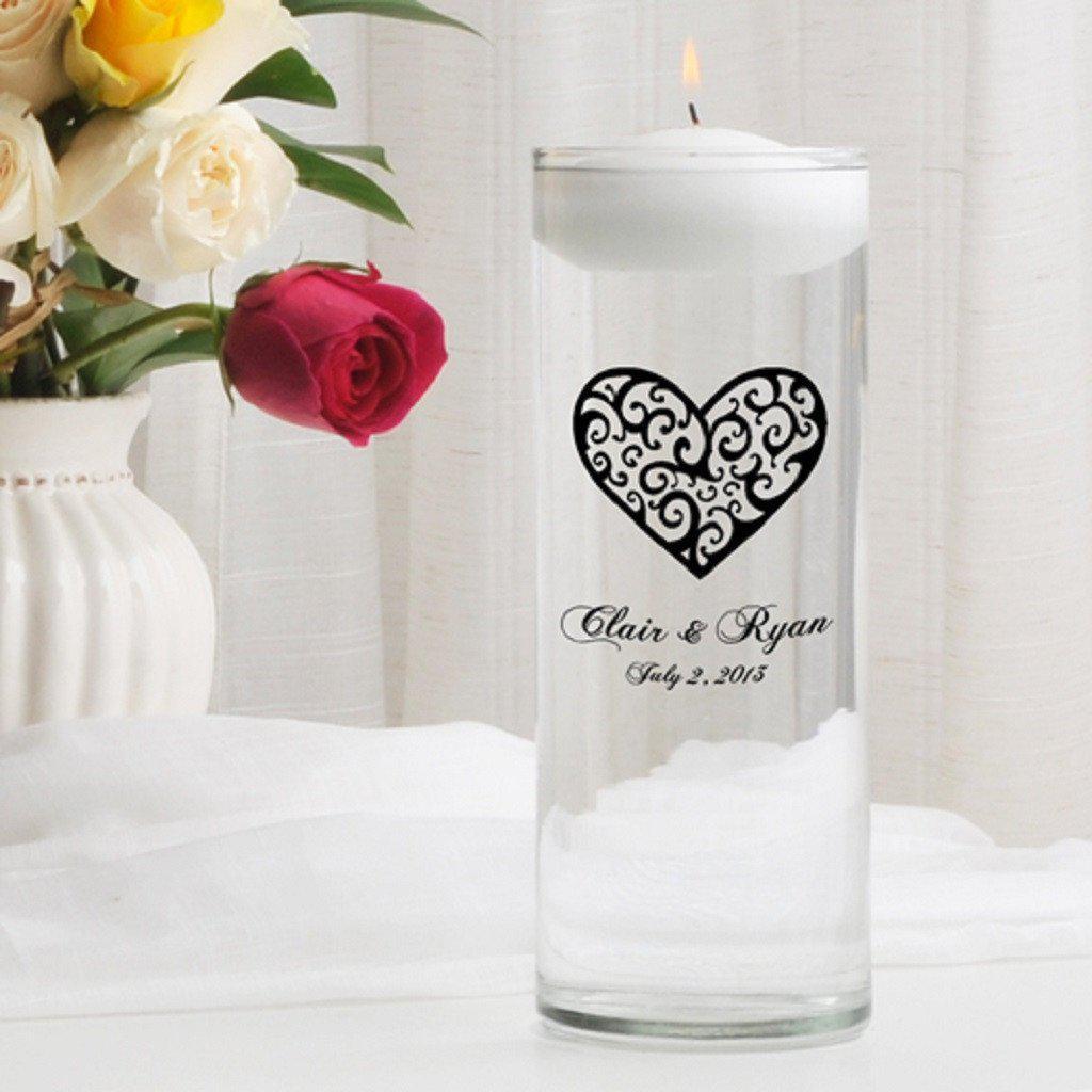 Floating Personalized Unity Candle-Candle-JDS Marketing-Top Notch Gift Shop