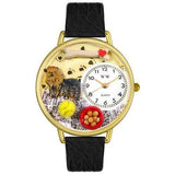 Yorkie Watch in Gold (Large)-Watch-Whimsical Gifts-Top Notch Gift Shop