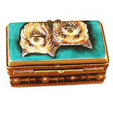 Yorkies Rectangular Base Limoges Box by Rochard™-Limoges Box-Rochard-Top Notch Gift Shop